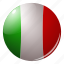 circle, country, europe, flag, flags, italy, round 