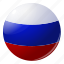 circle, country, flag, flags, round, russia, national 