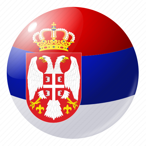 Circle, country, flag, flags, round, serbia, national icon - Download on Iconfinder