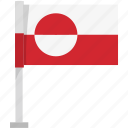 greenland, flag