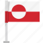 greenland, flag 