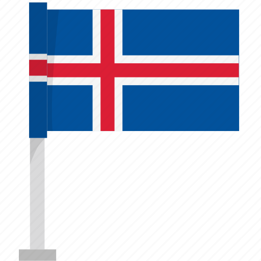 Iceland, icelandic flag icon - Download on Iconfinder