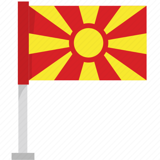 North, macedonia, flag icon - Download on Iconfinder