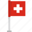switzerland, swiss flag 