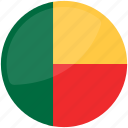 flag, flag of benin, benin, national flag of benin