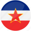 flag of yugoslavia, yugoslavia national flag, yugoslavia, country 