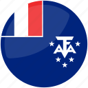 french southern territories flag, flag of the french southern and antarctic lands, french southern and antarctic lands, country, flag