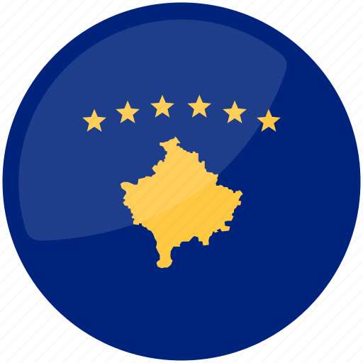 Flag, flag of kosovo, kosovo flag, flag of the republic of kosovo icon - Download on Iconfinder