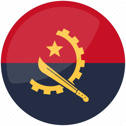 Flag of angola, angola, angola national flag, national flag of angola, country icon - Download on Iconfinder