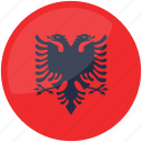 flag of albania, albania, country, world, flag