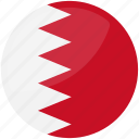 flag, flag of bahrain, bahrain, country, national, national flag of bahrain