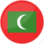 flag of maldives, maldives, maldives national flag 