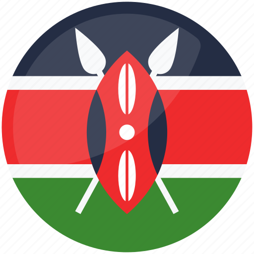 Flag of kenya, kenya, kenya flag, kenya national flag, country icon - Download on Iconfinder