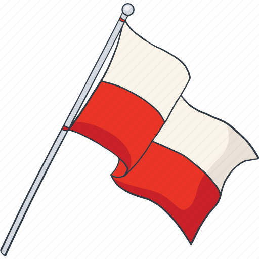 Flag, location, national, nation, poland, europe icon - Download on Iconfinder