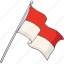 flag, location, national, flags, nation, indonesia, bendera 