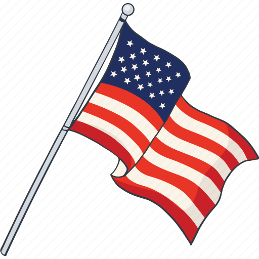 Flag, location, national, nation, country, usa, usa flag icon - Download on Iconfinder