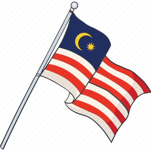 Flag, location, national, nation, country, malaysia, malaysian icon - Download on Iconfinder