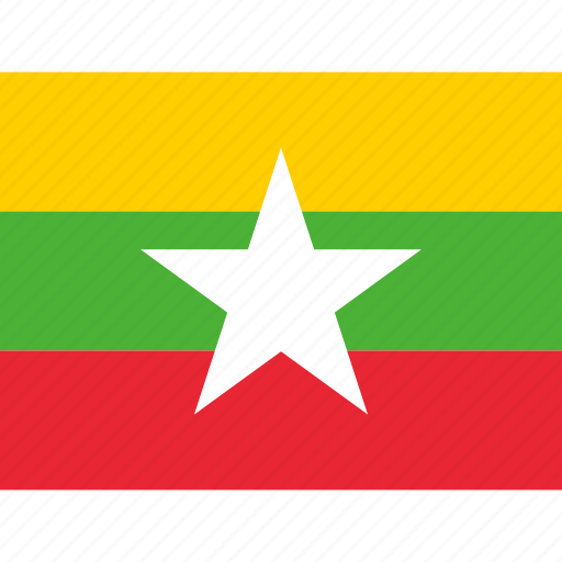 Country, flag, nation, world, political, burma, myanmar icon - Download on Iconfinder
