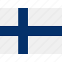 country, flag, nation, world, political, finland, nordic