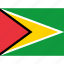 country, flag, nation, world, political, guyana, map 