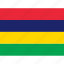 country, flag, nation, world, political, mauritius, location 