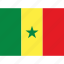 country, flag, nation, world, political, senegal, map 