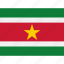 country, flag, nation, world, political, suriname, map 