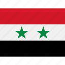 country, flag, nation, world, political, syria, map
