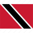 country, flag, nation, world, political, trinidad and tobago, map