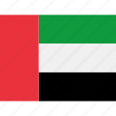 country, flag, nation, world, political, united arab emirates, uae
