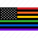 flag, lgbt, lgbtq, pride, rainbow, states, united