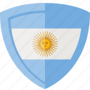argentina, flag, shield