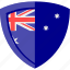 flag, australia, shield 
