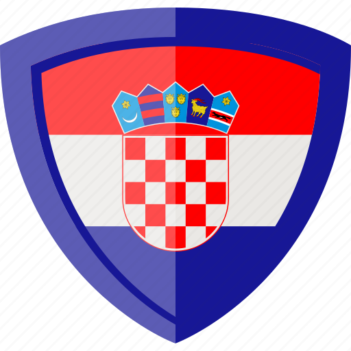 Flag, croatia, shield icon - Download on Iconfinder