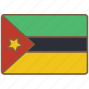 country, flag, international, mozambique