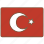 country, flag, international, turkey 