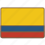 columbia, country, flag, international 