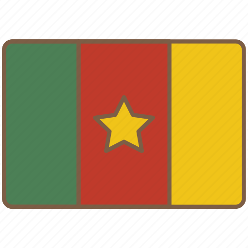 Cameroon, country, flag, international icon - Download on Iconfinder