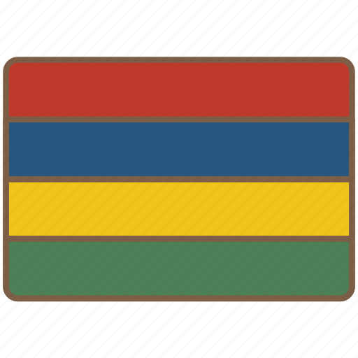 Country, flag, international, mauritius icon - Download on Iconfinder