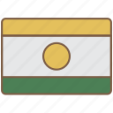 country, flag, international, niger