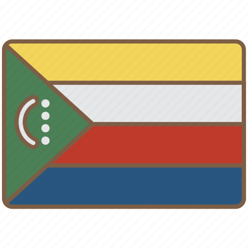 Comoros, country, flag, international icon - Download on Iconfinder