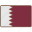 country, flag, international, qatar 