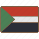 country, flag, international, sudan