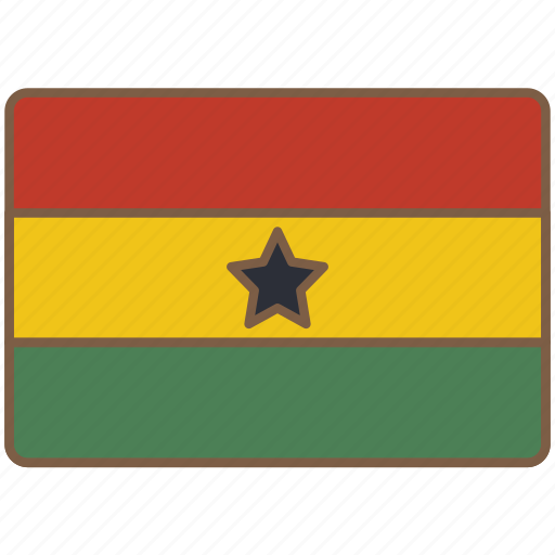 Country, flag, ghana, international icon - Download on Iconfinder