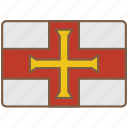 country, flag, guernsey, international