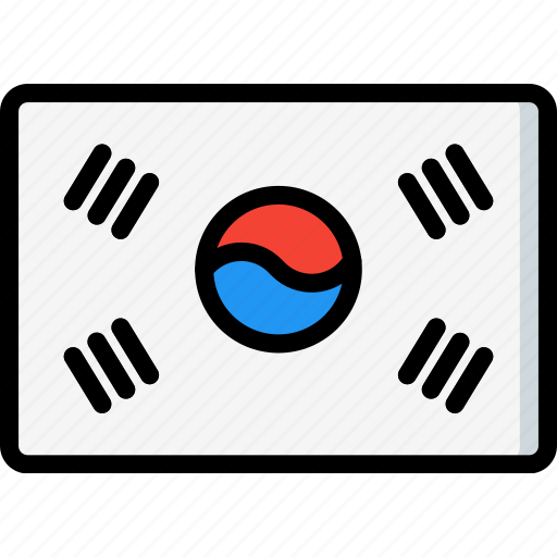 Country, flag, international, korea, south icon - Download on Iconfinder