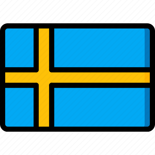 Country, flag, international, sweden icon - Download on Iconfinder
