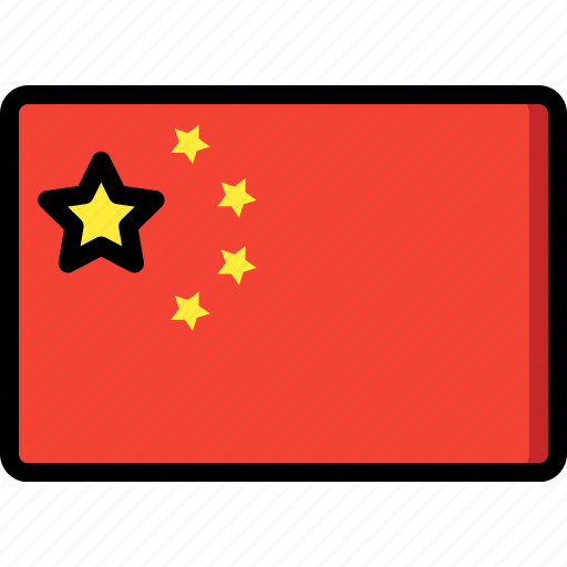 China, country, flag, international icon - Download on Iconfinder
