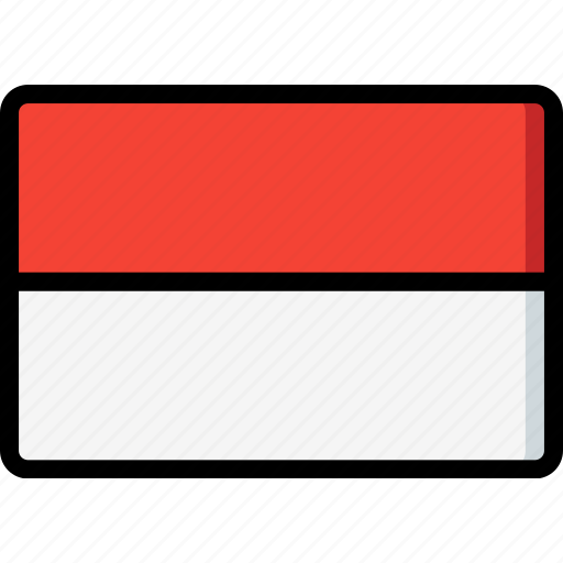 Country, flag, indonesia, international icon - Download on Iconfinder