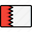 bahrain, country, flag, international 